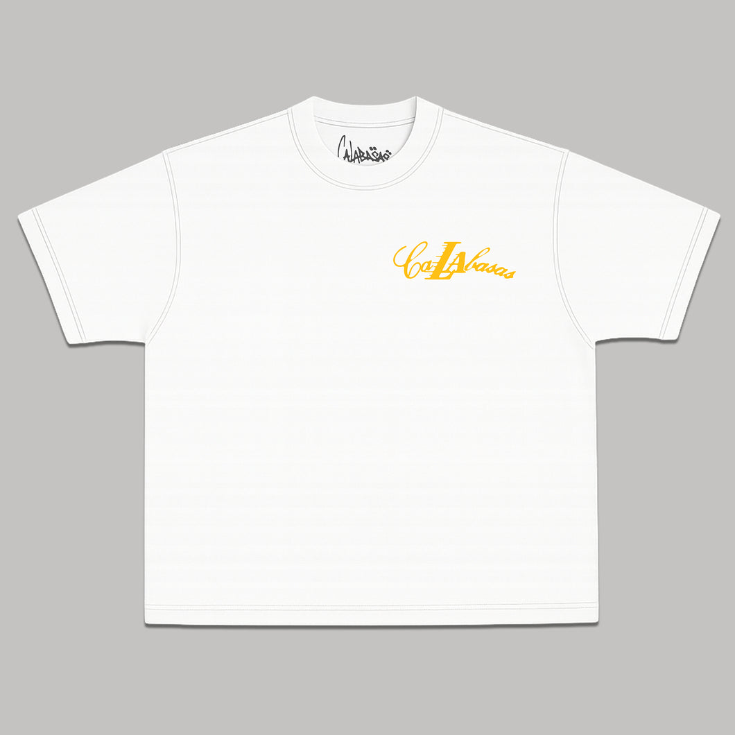 Calabasas Logo Tee White