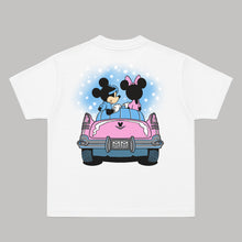 Load image into Gallery viewer, MINNIE AND MICKEY RACING TEE