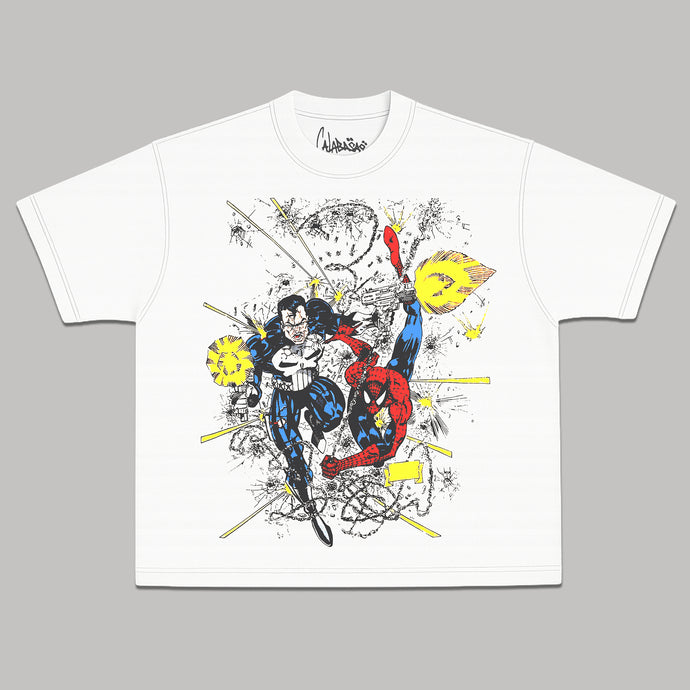 PUNISHER AND SPIDEY TEE